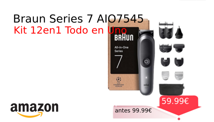 Braun Series 7 AIO7545