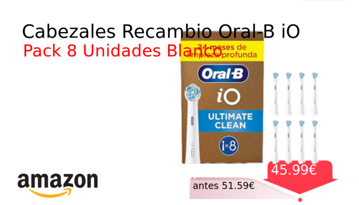 Cabezales Recambio Oral-B iO