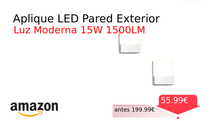 Aplique LED Pared Exterior