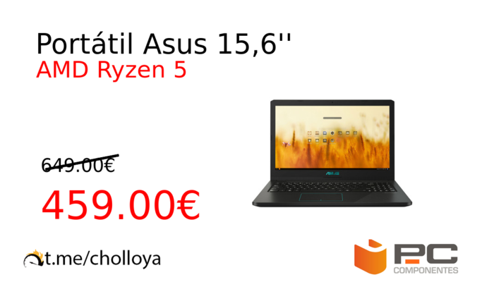 Portátil Asus 15,6''