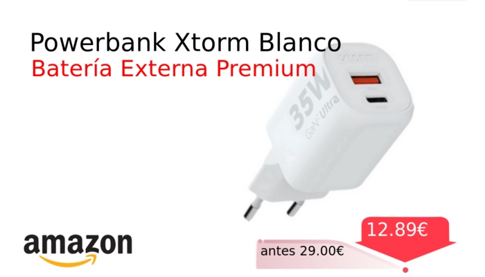 Powerbank Xtorm Blanco