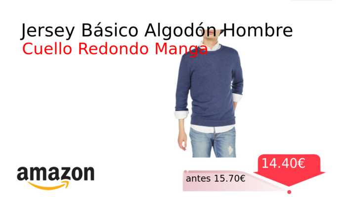 Jersey Básico Algodón Hombre