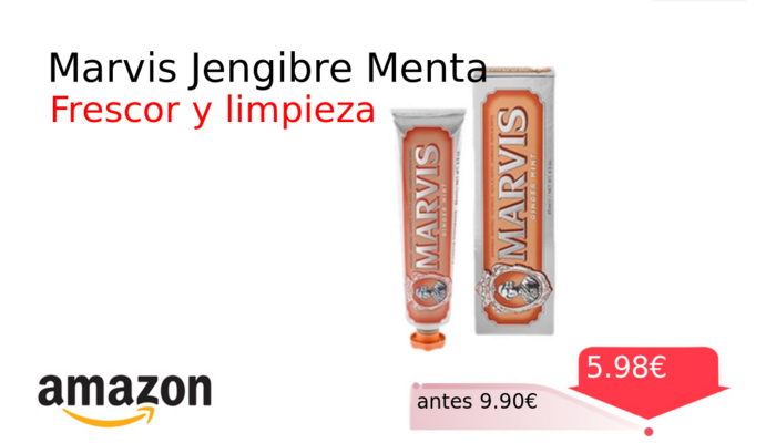 Marvis Jengibre Menta