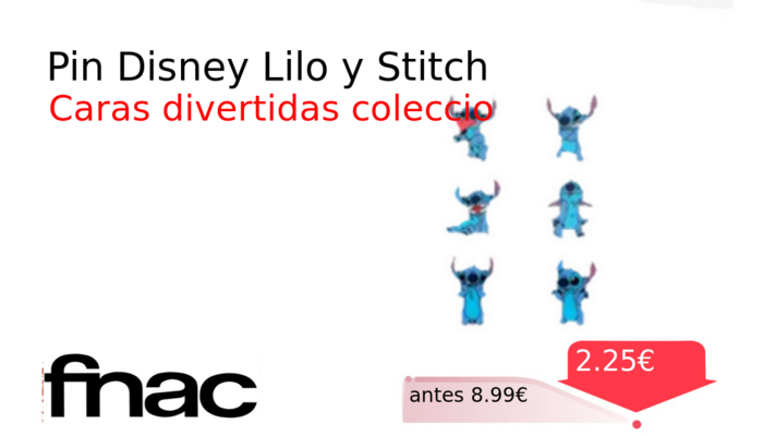 Pin Disney Lilo y Stitch