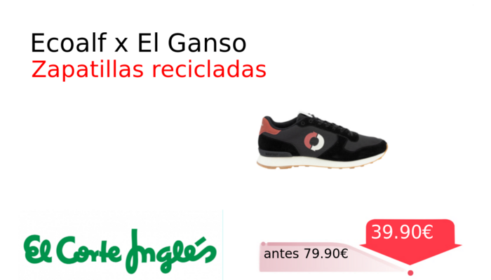 Ecoalf x El Ganso