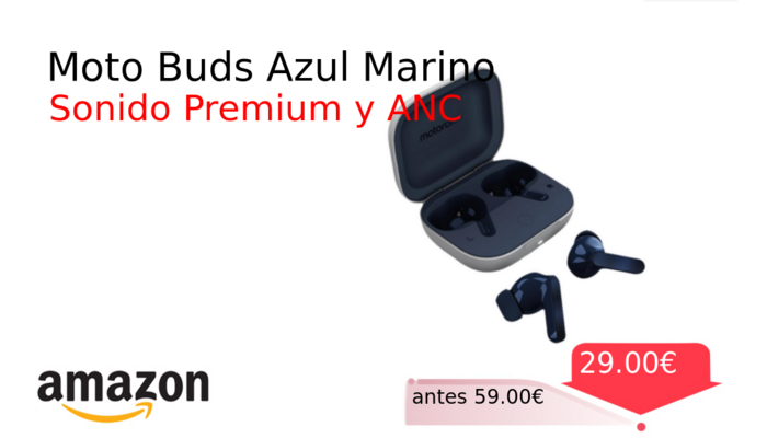 Moto Buds Azul Marino