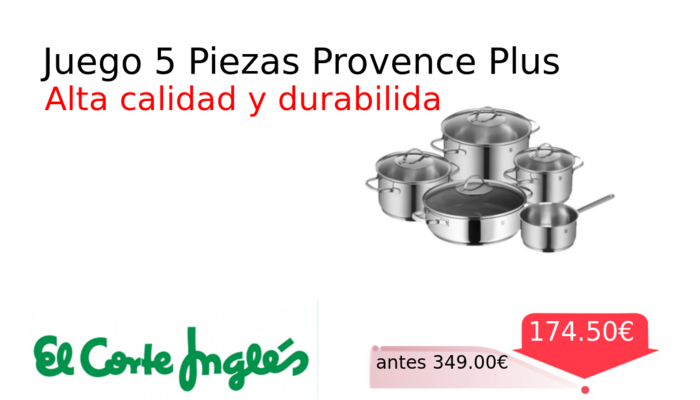 Juego 5 Piezas Provence Plus