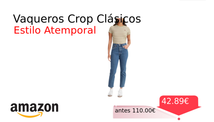 Vaqueros Crop Clásicos
