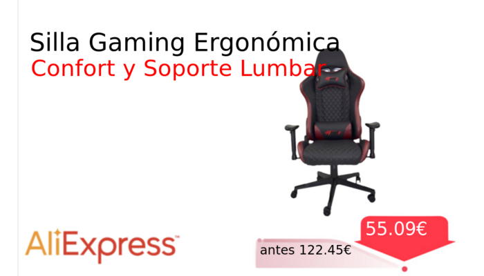 Silla Gaming Ergonómica