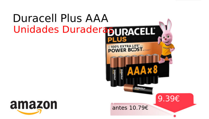 Duracell Plus AAA