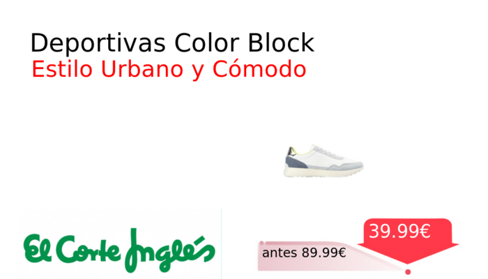 Deportivas Color Block