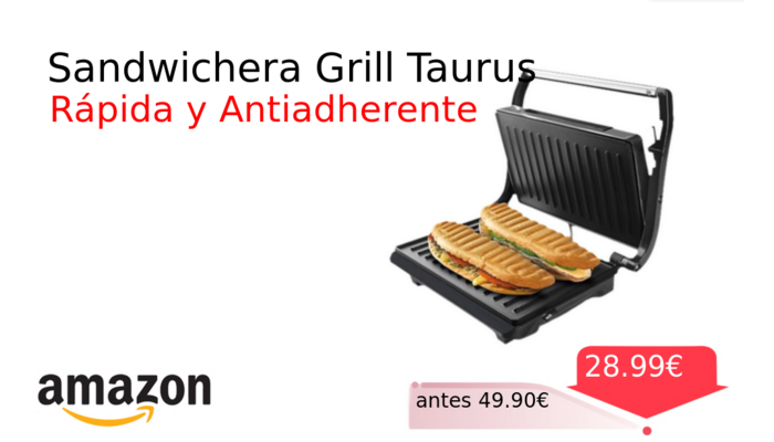 Sandwichera Grill Taurus