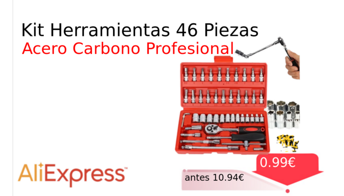 Kit Herramientas 46 Piezas