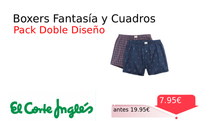 Boxers Fantasía y Cuadros