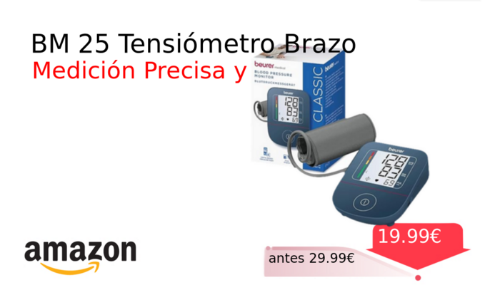 BM 25 Tensiómetro Brazo