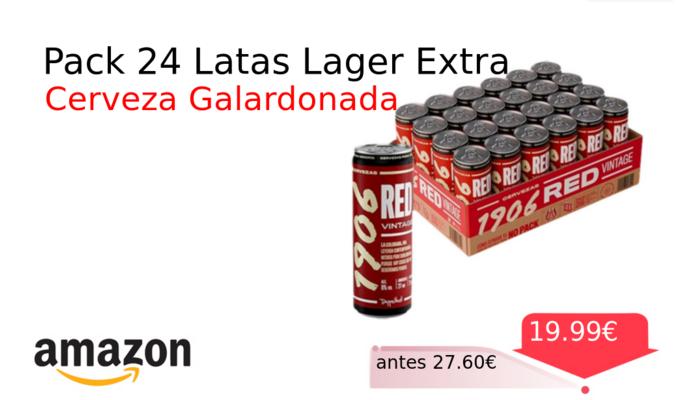 Pack 24 Latas Lager Extra