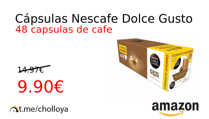 Cápsulas Nescafe Dolce Gusto