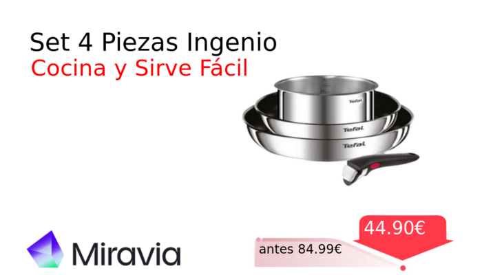 Set 4 Piezas Ingenio