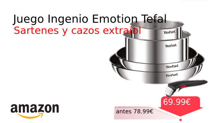 Juego Ingenio Emotion Tefal