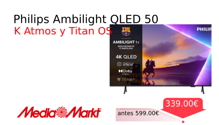 Philips Ambilight QLED 50
