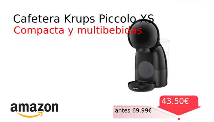 Cafetera Krups Piccolo XS