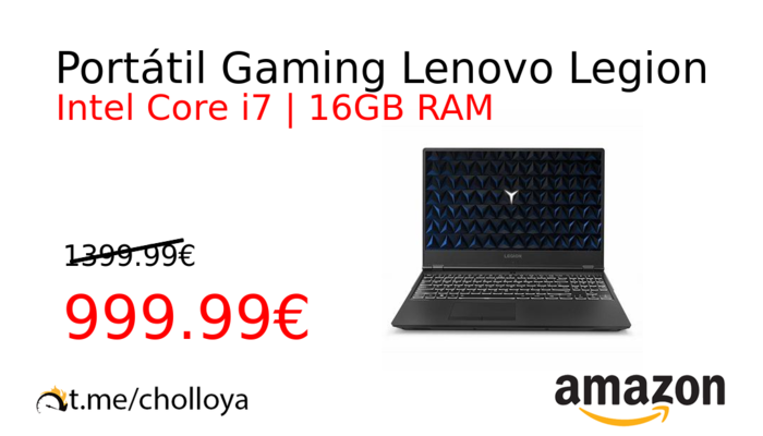 Portátil Gaming Lenovo Legion