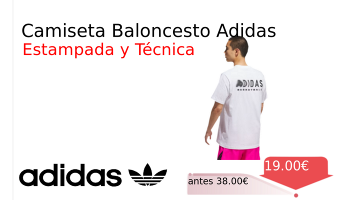 Camiseta Baloncesto Adidas