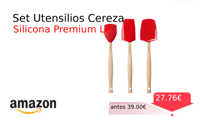 Set Utensilios Cereza