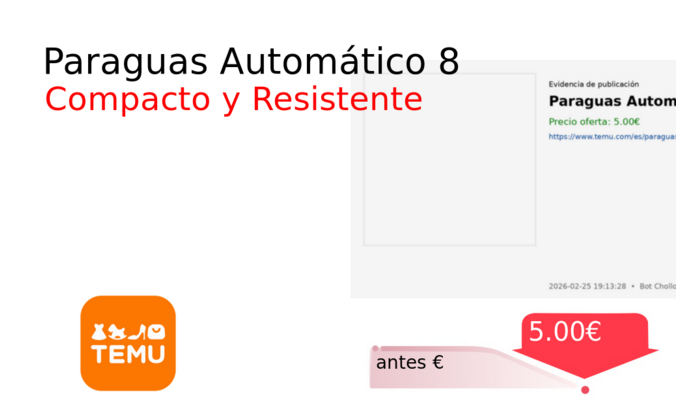 Paraguas Automático 8