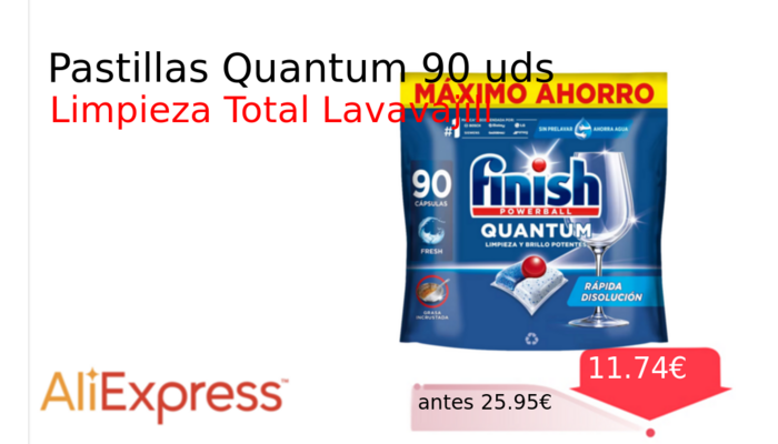 Pastillas Quantum 90 uds