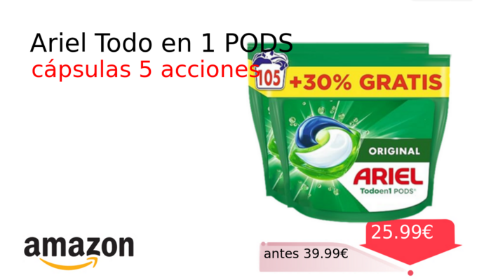 Ariel Todo en 1 PODS
