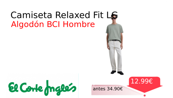 Camiseta Relaxed Fit LG