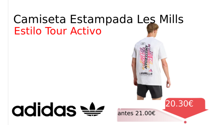 Camiseta Estampada Les Mills
