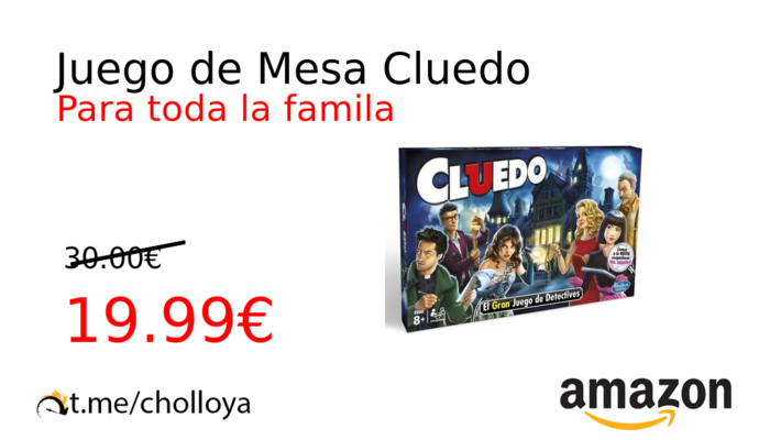 Juego de Mesa Cluedo