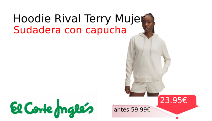 Hoodie Rival Terry Mujer