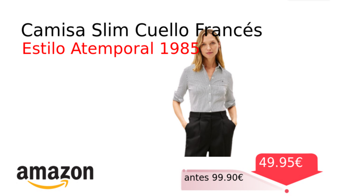 Camisa Slim Cuello Francés