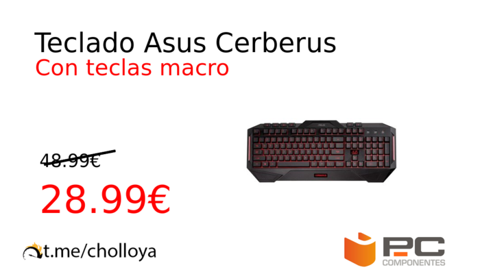 Teclado Asus Cerberus