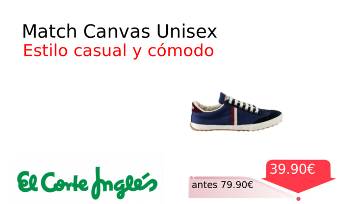 Match Canvas Unisex