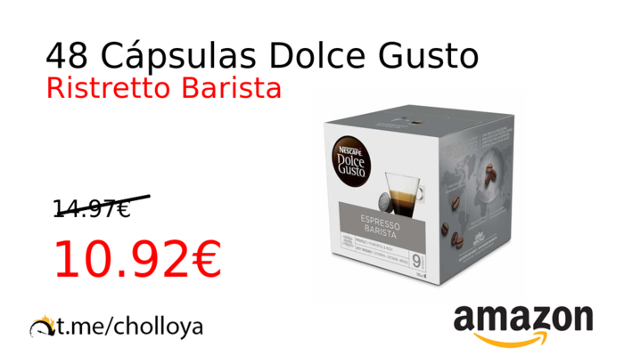 48 Cápsulas Dolce Gusto