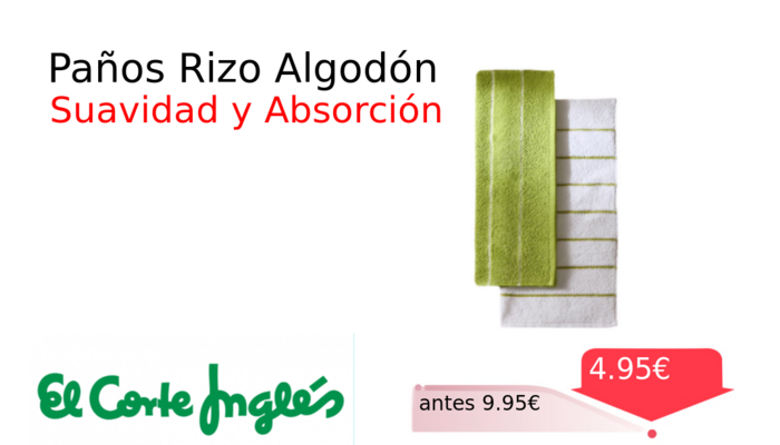 Paños Rizo Algodón