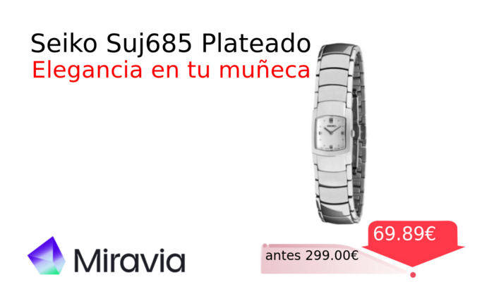 Seiko Suj685 Plateado