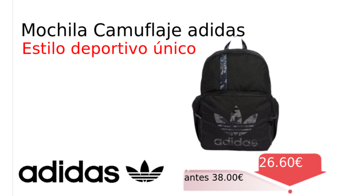 Mochila Camuflaje adidas