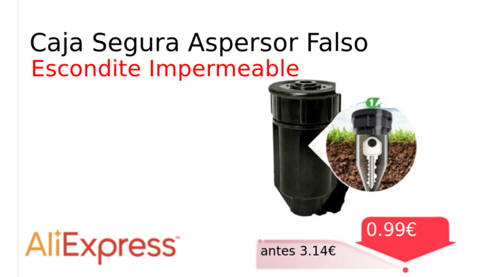 Caja Segura Aspersor Falso