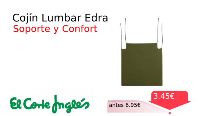 Cojín Lumbar Edra