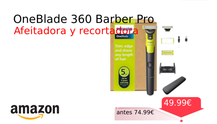 OneBlade 360 Barber Pro