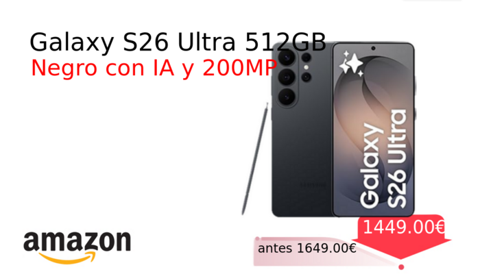 Galaxy S26 Ultra 512GB