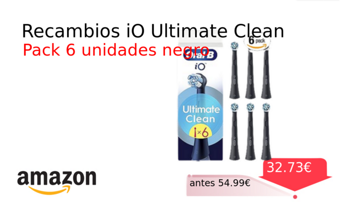 Recambios iO Ultimate Clean