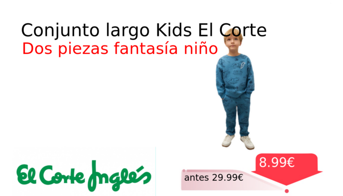 Conjunto largo Kids El Corte