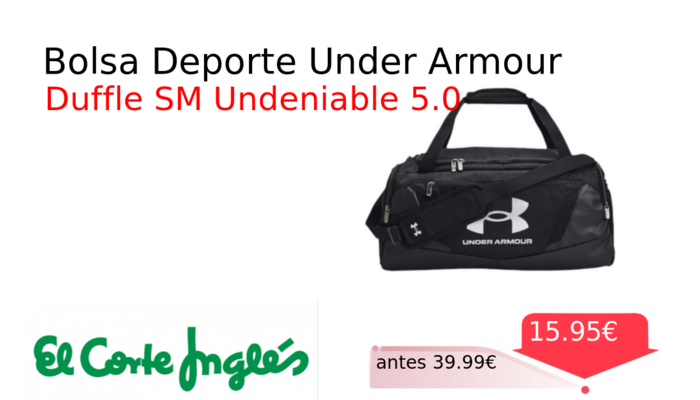 Bolsa Deporte Under Armour