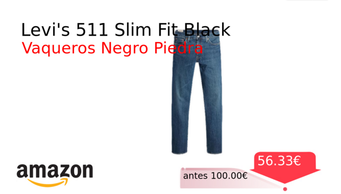 Levi's 511 Slim Fit Black